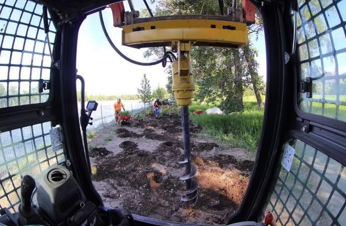 VCI heavy equipment on site